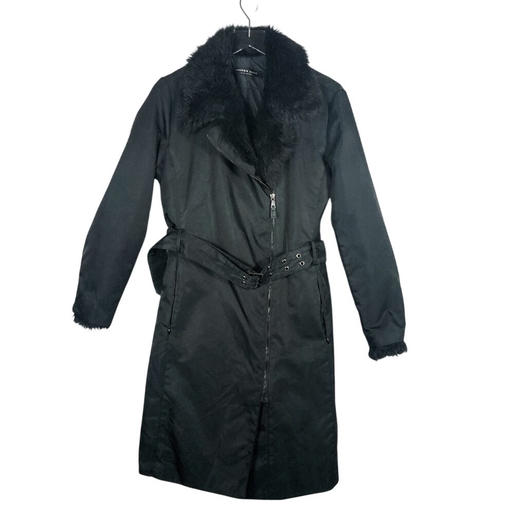 Andrew Marc New York Full Zip Black Jacket